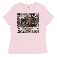 Bubblegum Pink mama cowhide cowgirl Ladies Tee - CowGirlArtShop