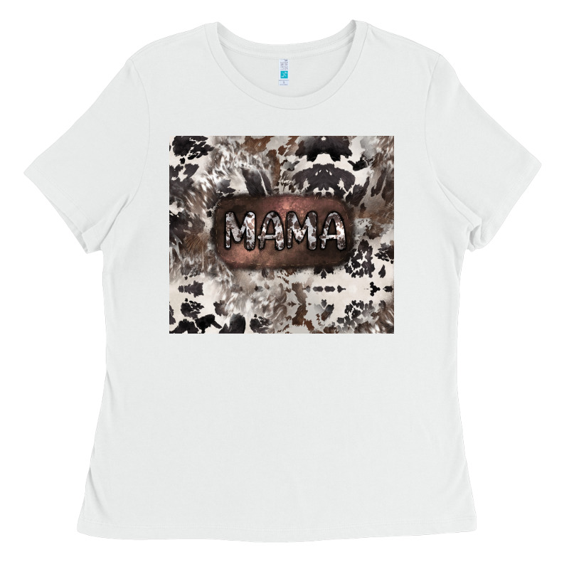 Mama Cowhide Cowgirl Ladies Tee by CowGirlArtShop | Teevron