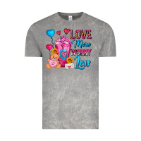Cloud Rock Love More Worry Less Valentines Day Cold Drink Vintage Tee - FaDigitalArtStudio
