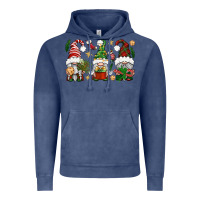 Vintage Denim Christmas Gnomes Vintage Hoodie - BundleAndBundleShop