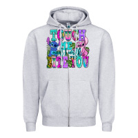 Touch Me And I Will Bite Zipper Hoodie | Teevron