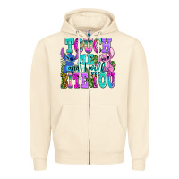 Sandshell touch me and i will bite Zipper Hoodie - AdoDesignShop