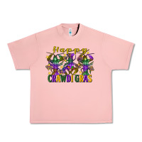 Salmon Happy crawdi Gras Mardi Gras crawfish Urban Heavy Tee - FaDigitalArtStudio