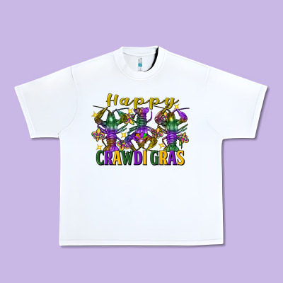 Happy Crawdi Gras Mardi Gras Crawfish Urban Heavy Tee Designed By Fadigitalartstudio