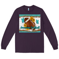 Plum american football and butterfly mousepad Long Sleeve Tee - BundleAndBundleShop