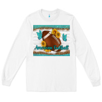 White american football and butterfly mousepad Long Sleeve Tee - BundleAndBundleShop