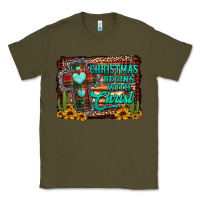 Army Green Christmas begins with christ cross Classic Tee - Jasminsmagicworld