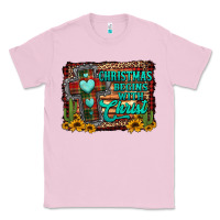 Bubblegum Pink Christmas begins with christ cross Classic Tee - Jasminsmagicworld