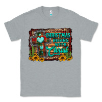 Heather Grey Christmas begins with christ cross Classic Tee - Jasminsmagicworld