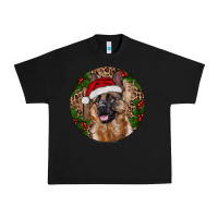 Black German Shepherd Christmas Urban Heavy Tee - RanaPortraitStore