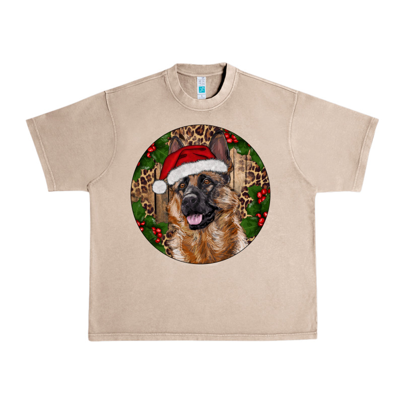 German Shepherd Christmas Urban Heavy Tee by RanaPortraitStore | Teevron