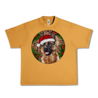 Peanut Butter German Shepherd Christmas Urban Heavy Tee - RanaPortraitStore