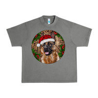 Tornado German Shepherd Christmas Urban Heavy Tee - RanaPortraitStore