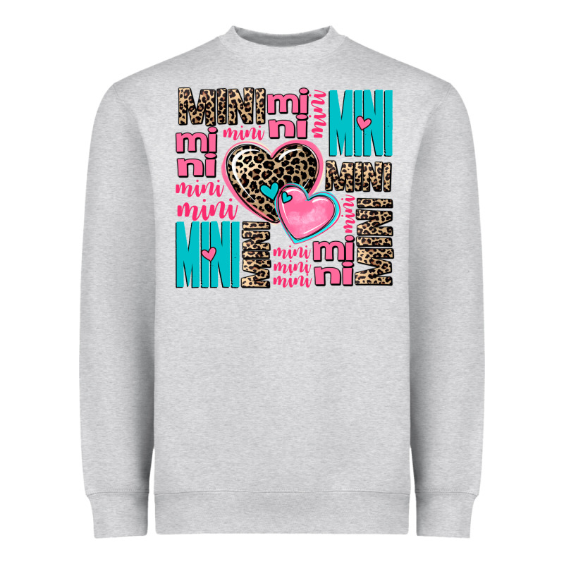 Mini Mini Mini With Hearts Heavyweight Sweatshirt by AdoDesignShop | Teevron