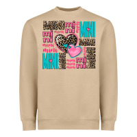 Mushroom mini mini mini with hearts Heavyweight Sweatshirt - AdoDesignShop