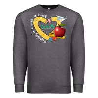 Charcoal Heather teaching is a work of heart Premium Sweatshirt - JahusDesignShop