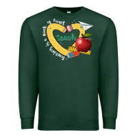 Sports Green teaching is a work of heart Premium Sweatshirt - JahusDesignShop