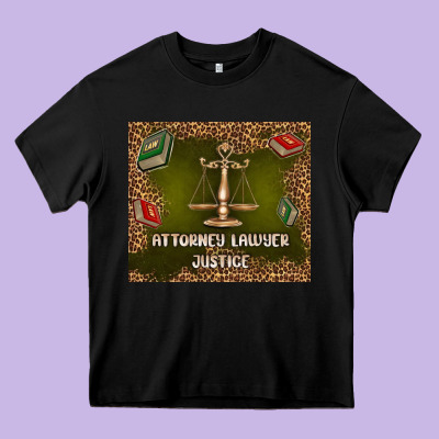 Attorney Lawyer Justice Heavy Core Tee Designed By Tumblerdesignbyshophia