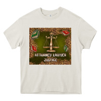 Cream attorney lawyer justice Heavy Core Tee - TumblerDesignByShophia