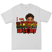 Dove Grey i am black history black boy peekaboo juneteenth Premium Tee - CowGirlArtShop