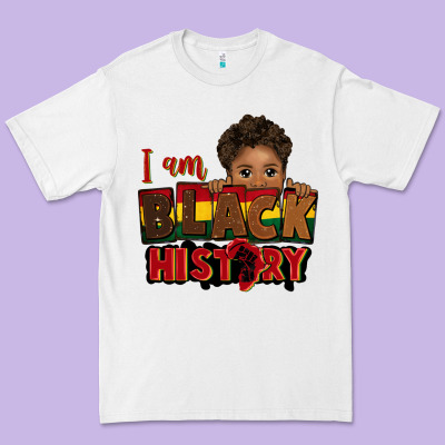 I Am Black History Black Boy Peekaboo Juneteenth Premium Tee Designed By Cowgirlartshop