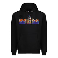 Black Happy Halloween Raccon Premium Hoodie - LillyAllenDesigns