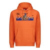 Carrot Happy Halloween Raccon Premium Hoodie - LillyAllenDesigns