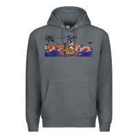 Rock Happy Halloween Raccon Premium Hoodie - LillyAllenDesigns