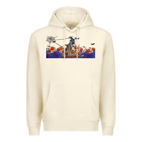 Sandshell Happy Halloween Raccon Premium Hoodie - LillyAllenDesigns