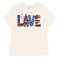 Bone 4th Of July love gnome Ladies Tee - HowdyJamesFarm