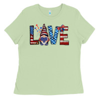 Matcha 4th Of July love gnome Ladies Tee - HowdyJamesFarm