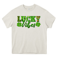 Cream lucky vibes Heavy Core Tee - RanaPortraitStore