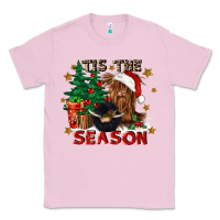 Bubblegum Pink tis the season Classic Tee - CowGirlArtShop