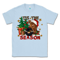 Dusty Blue tis the season Classic Tee - CowGirlArtShop