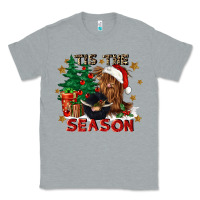 Heather Grey tis the season Classic Tee - CowGirlArtShop