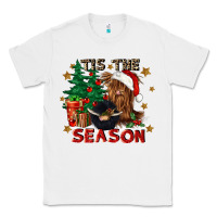 White tis the season Classic Tee - CowGirlArtShop