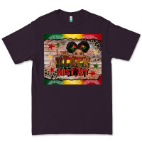 Plum i am black history Premium Tee - CowGirlArtShop