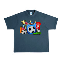 Midnight Navy Soccer Coffee Mug Urban Heavy Tee - FaDigitalArtStudio