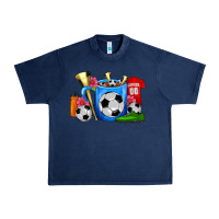 Navy Soccer Coffee Mug Urban Heavy Tee - FaDigitalArtStudio