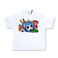 White Soccer Coffee Mug Urban Heavy Tee - FaDigitalArtStudio