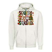 Oatmeal Heather squish squad Zipper Hoodie - AdoDesignShop