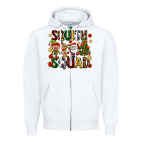 White squish squad Zipper Hoodie - AdoDesignShop