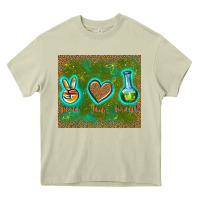 Mossy peace love lab tech Heavy Core Tee - TumblerDesignByShophia