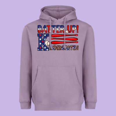 Patriotic Baseball Kindergarten Theme Heavyweight Hoodie Designed By Jahusdesignshop