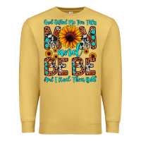 Antique Gold god gifted me two titles mom and bebe  and i rock Premium Sweatshirt - JahusDesignShop