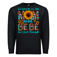 Black god gifted me two titles mom and bebe  and i rock Premium Sweatshirt - JahusDesignShop