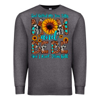 Charcoal Heather god gifted me two titles mom and bebe  and i rock Premium Sweatshirt - JahusDesignShop
