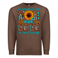 Chestnut god gifted me two titles mom and bebe  and i rock Premium Sweatshirt - JahusDesignShop