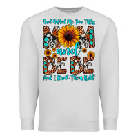 Dove Grey god gifted me two titles mom and bebe  and i rock Premium Sweatshirt - JahusDesignShop
