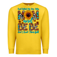 Lemon god gifted me two titles mom and bebe  and i rock Premium Sweatshirt - JahusDesignShop